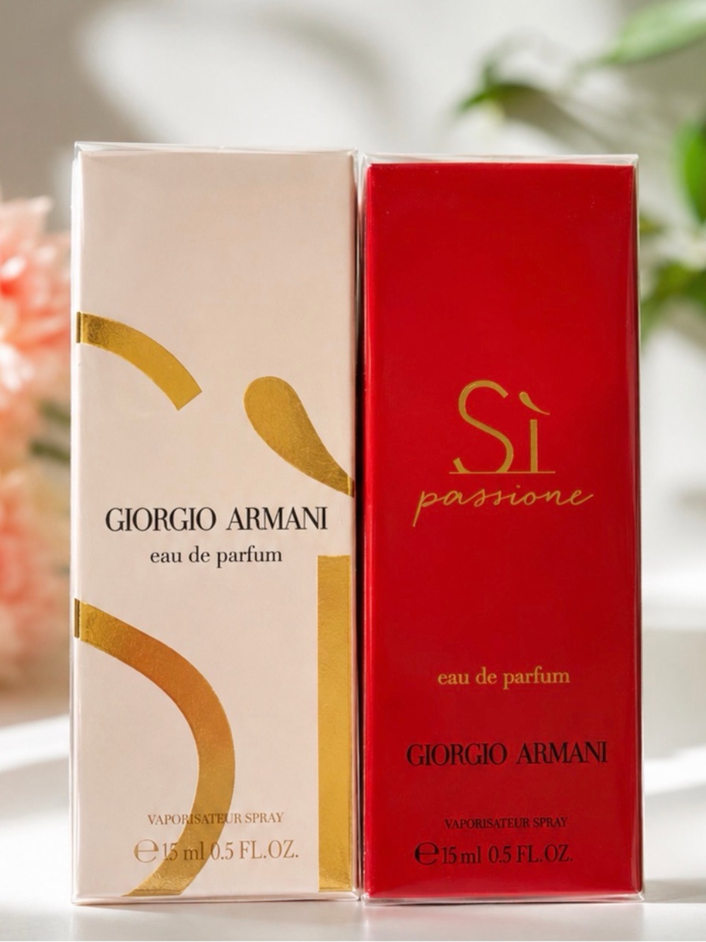 Giorgio Armani Si & Si passione perfume set of 2 new sealed